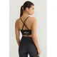 Trendyol Black Back Window/Cut Out Detailed Supported/Shaping Knitted Sports Bra
