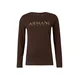 ARMANI EXCHANGE Majica rjava/zlata