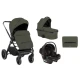 KikkaBoo Kolica Tiffany 3in1 set sa autosedištem I-Prime I-size i tvrdom korpom Army Green (KKB20154 SET)