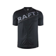 Craft Moška kolesarska majica s kratkimi rokavi core endur logo jersey black