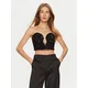Bardot Top Eleni 59112TB2 Črna Slim Fit