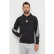 ADIDAS SPORTSWEAR Sportska sweater majica, crna / prljavo bijela
