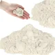 Northix Kinetični pesek 1kg v vreči bele barve