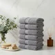 Lessentiel Maison Set peškira, 6 komada, Sivi