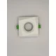 TOTETM TIM Rozetna prazna SQ DEZ-2 TLM-PR-11-94BK2, 75/94mm, Crna