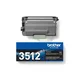 Brother TN3512 Ink Kertridž Crna boja, Sivi