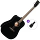 Cort EARTH 60 Basic SET Black Gloss Akustična kitara