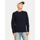 Jack & Jones Pulover Perfect 12257771 Mornarsko modra Regular Fit