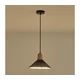 Luster na lanku GESSO 1xE27/15W/230V siva