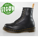 Čevlji DR. MARTENS - 8 očesca - VEGAN 1460 - VINTAGE BLACK FELIX RUB OFF