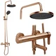 Tuš Set Rea Arcos brush copper