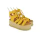 Ženske sandale na platformu LS021700YL žute