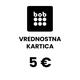 Govori BOB Slovenija vrednostna kartica 5 EUR