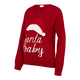 MAMALICIOUS Pulover SANTA BABY, rdeča