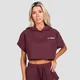 GymBeam Women‘s Relay Cropped Hoodie Fig