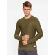 Tommy Jeans Pulover DM0DM15060 Zelena Regular Fit