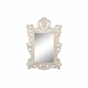 slomart stensko ogledalo dkd home decor bela kristal mangov les neoklasičen slečeno 90 x 3 x 135 cm