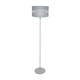 Podna lampa HELEN 1xE27/60W/230V siva/srebrna