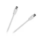 TV - VIDEO kabel, bel, 1,8 m
