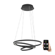 Eglo 900479 - LED prigušiva luster na sajli LOBINERO-Z LED/43,2W/230V crna