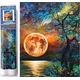 Norimpex Diamantna slika Pisana polna luna nad jezerom 30x40cm