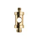 Manfrotto 118 – kratek 16-mm medeninast spigot z vijakoma 1/4” in 3/8”