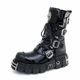 Čevlji usnje - Bizarre Čevlji (313-S1) Črno - NEW ROCK - M.313-S1