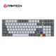 Fantech, Gaming tastatura MK916, Mehanička, RGB, Maxfit AIR99, Wireless Gray, Crveni switch