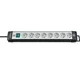 Brennenstuhl Premium-Line extension socket 8-way black/light grey 5m 1951580101