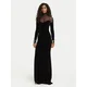 Elisabetta Franchi Večerna obleka AB-R29-67E2-V690 Črna Slim Fit