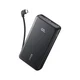 ANKER powerbank Zolo (20000mAh, 22.5W z vgrajenim USB-C kablom), črn