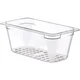 ARAVEN gastronorm posoda GN 1/3, polikarbonat, globina: 130 mm, prostornina: 4,6 L, perforirana