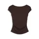 Bershka Majica rjava