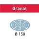 Brusni list Granat STF D150/48 P220 GR/100 kos