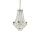 Ideal Lux - LED kristalni luster na lancu CAESAR 6xG9/3W/230V prečnik 38 cm zlatni
