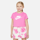 Nike G NSW TEE CROP FUTURA, dječja majica, roza DA6925