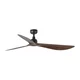 FARO 34362 - Plafonski ventilator OUTWOOD L braon/crna O 150 cm IP44 + daljinski upravljač