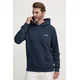 Bombažen pulover Pepe Jeans SOMERTON moški, mornarsko modra barva, s kapuco, PM582725