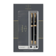 Parker poklon set sonet black gt - hemijska olovka + nalivpero ( PK93371 )