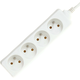 white 7 m extension cord 230V, 4 drawers