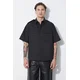 Srajca Neil Barrett Loose Military Police Detail Short Sleeve Shirt