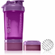 Blender Bottle ProStak Pro športni shaker + rezervoar barva Plum 650 ml