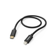 HAMA "Fabric" kabel za punjenje, USB-C - Lightning, 1,5 m, najlon, za iPhone, crni