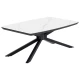 XXXL Klubska Miza Shadow White, Keramika