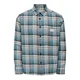 Only & Sons Srajca ONSJack ecru / cijansko modra / rjava / črna
