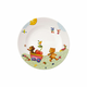 Meblo Trade Plitki tanjur Hungry as a bear 21,5x21,5x1,5 cm