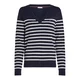 TOMMY HILFIGER Pulover modra/bela