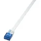 SlimLine Cat.5e UTP 2 m LogiLink patchcord bel ploščat RJ45 patch kabel