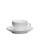 shumee Skodelica za espresso Cilio Roma s krožnikom, 0,05 l, bela