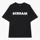 Cropp - Crna majica s printom Scream - CRNO